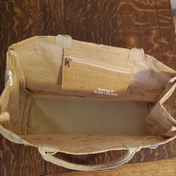 KAF Home Bird Print Market Tote Bag - Picture 2 of 7